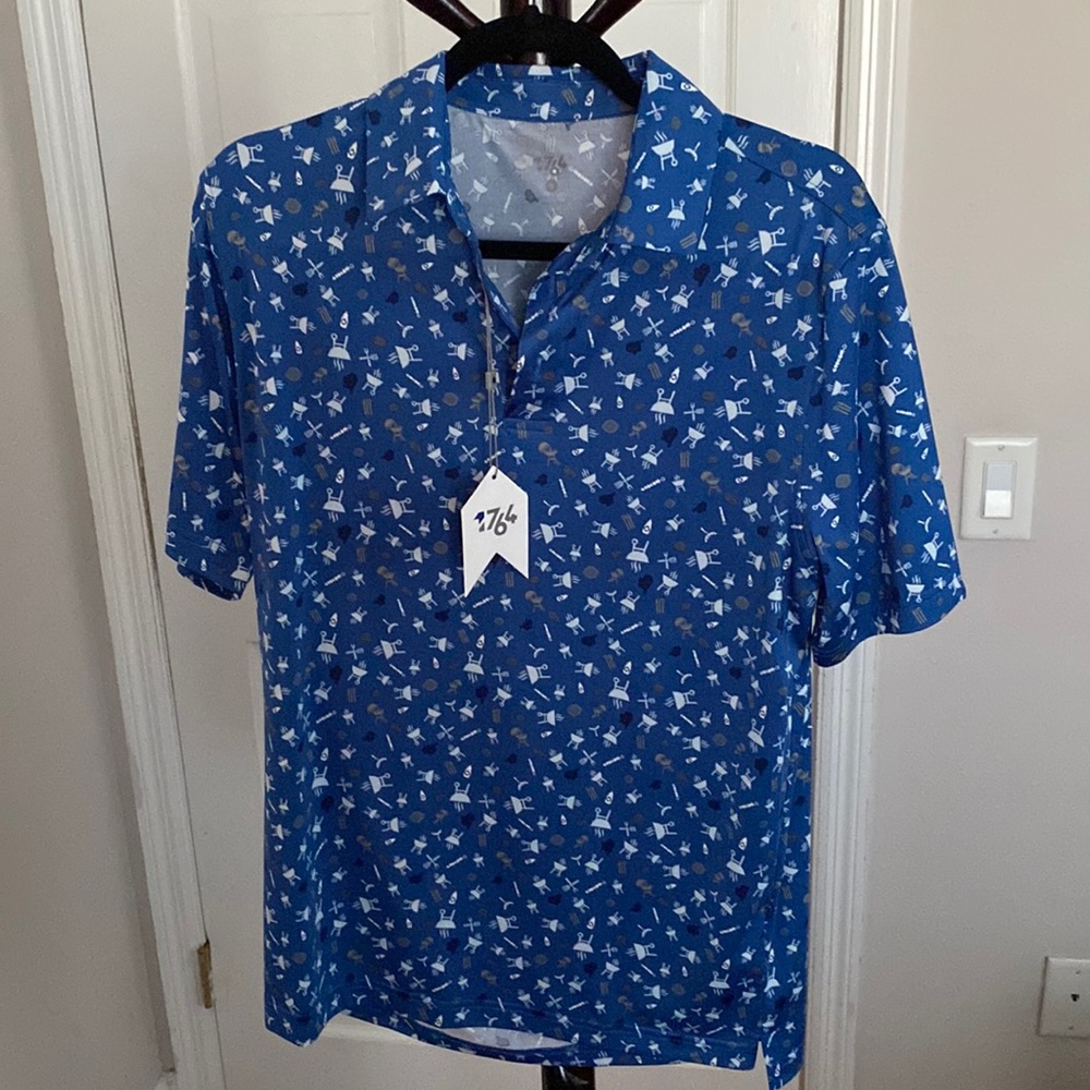 1764 golf polo. Size small. NWT
